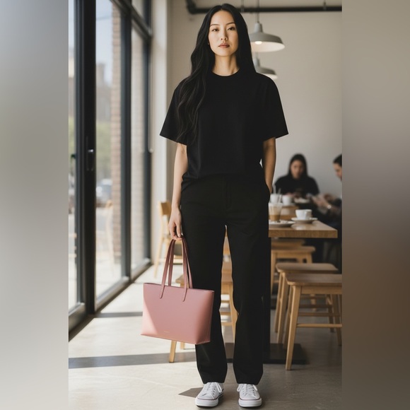 Mansur Gavriel Small Zip Tote- Confetto - Picture 9 of 10